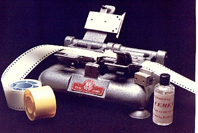 Cement film splicer